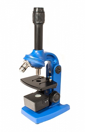 Микроскоп Юннат 2П-1 с подсветкой, синий
